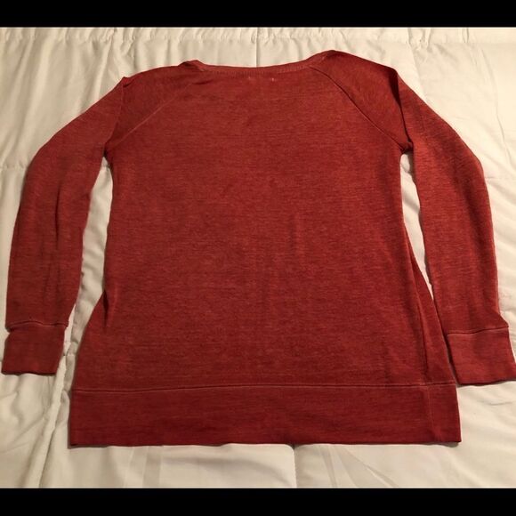Maurices Women’s Red Long Sleeve Shirt Sz S - Picture 2 of 4